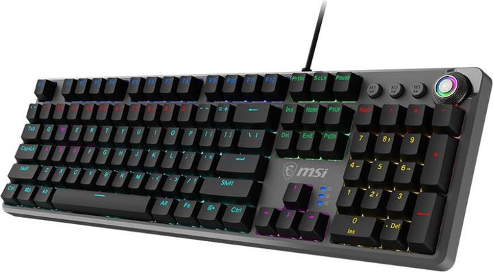 Immagine prodotto MSI FORGE GK310 | Tastiera da gioco | Cablata | US | Interruttori rossi (Ing. Int., Cablato)