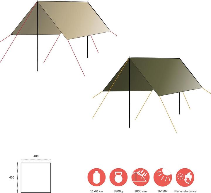 Produktbild Grand Canyon Zuni 4 (Tarp, 3.25 kg, 4 Personen)