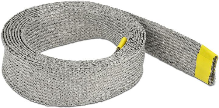 Delock Kabelschlauch zur EMV Abschirmung 2 m x 25 mm Grau (Kabelschlauch, 200 cm)