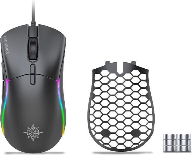 Produktbild Inca RGB 6 Led 10000 DPI 7D Macro Keys with Double Cap Prof. gaming mouse (Kabelgebunden)