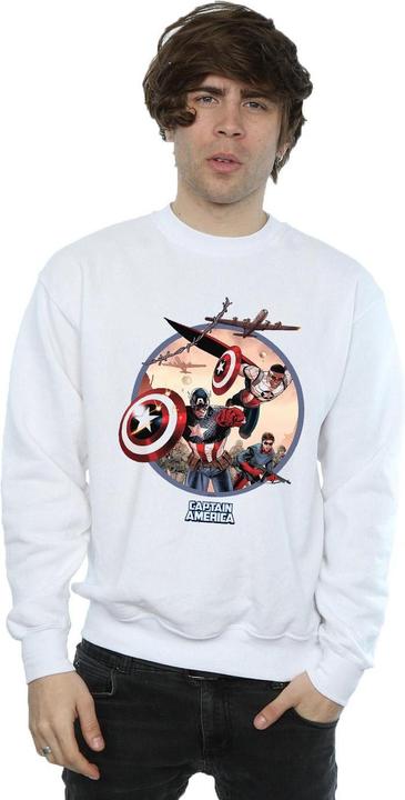 Immagine prodotto Captain America And Falcon In Battle Felpa Uomo (M)