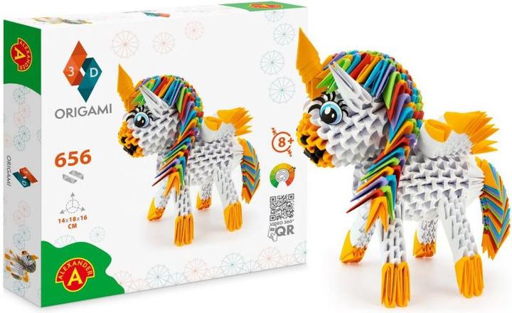 Image du produit Selecta Spielzeug ORIGAMI 3D - Licorne, 656 pièces