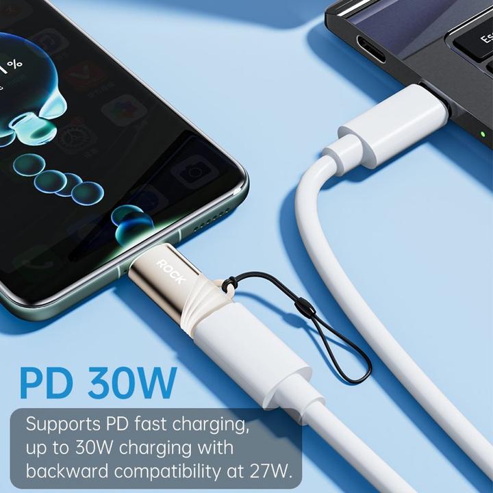 Immagine prodotto Rock - RCL0016 Adapter Lightning weiblich auf USB-C männlich Adapter (Lightning, USB tipo C)