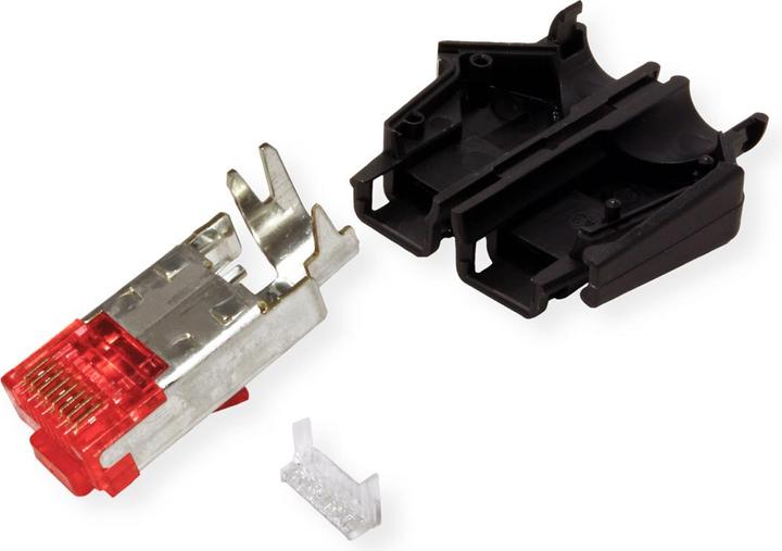 Produktbild EFB Elektronik Hersteller: HIROSE RJ45-Hirose Stecker STP, TM21 schwarz, 50 Stück, 3 Elemente, Cat. 6 Channel Class (Netzwerkkabel Stecker)