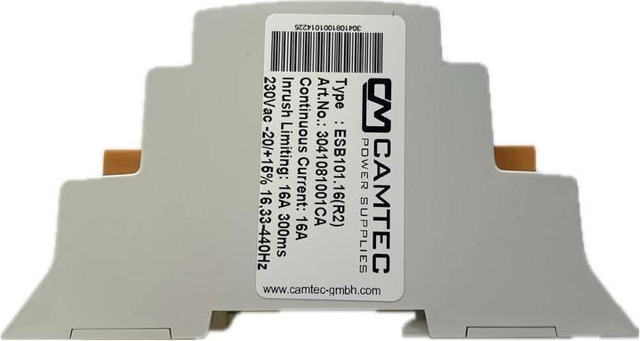 Actual product image Camtec 3041081001 Inrush current control