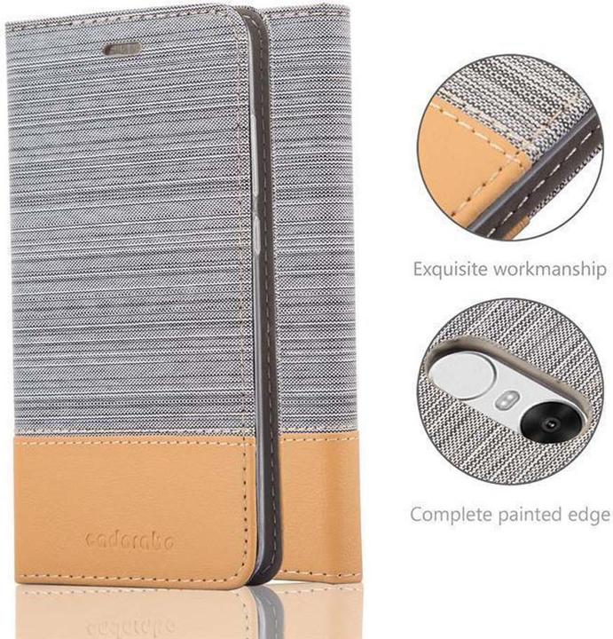 Productafbeelding Cadorabo Boek Jeans Optiek Cover (Xiaomi Redmi Note 4)