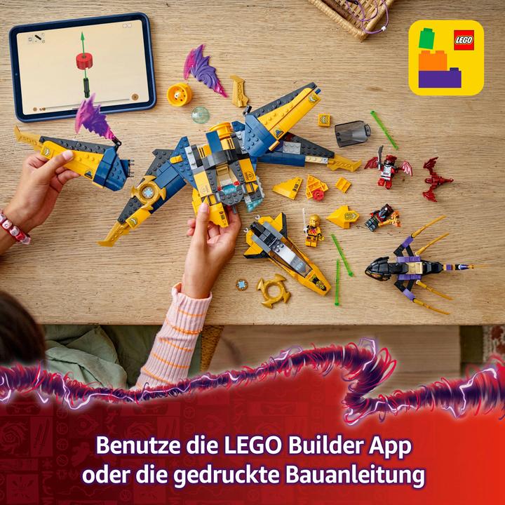 Produktbild LEGO Ras und Arins Super-Sturmflieger (71833, LEGO Ninjago)