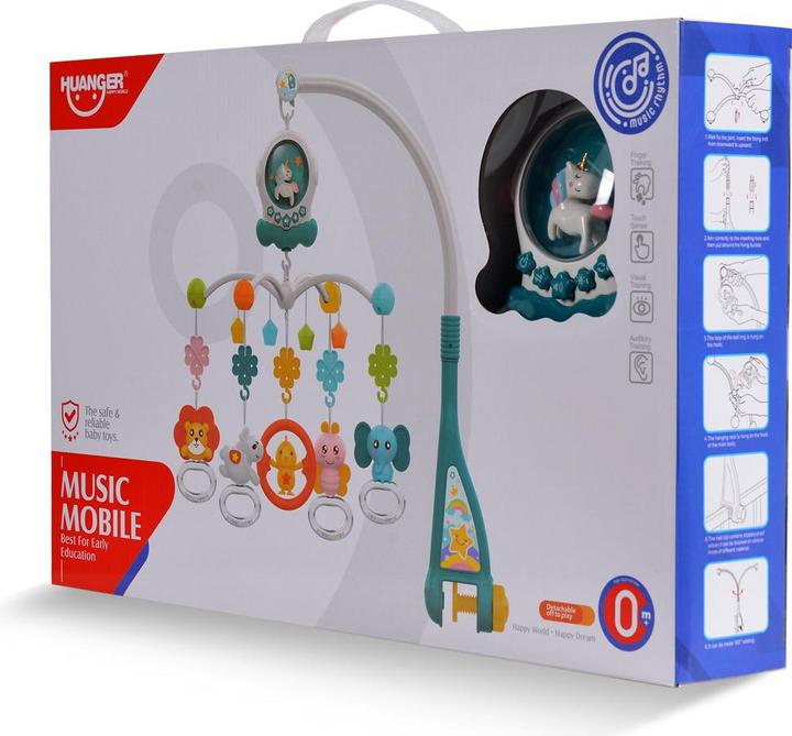 Image du produit Moni Mobile musical Licorne HE0311