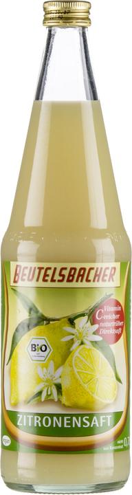 Beutelsbacher Bio Zitronensaft, 700 ml (1 x 70 cl)