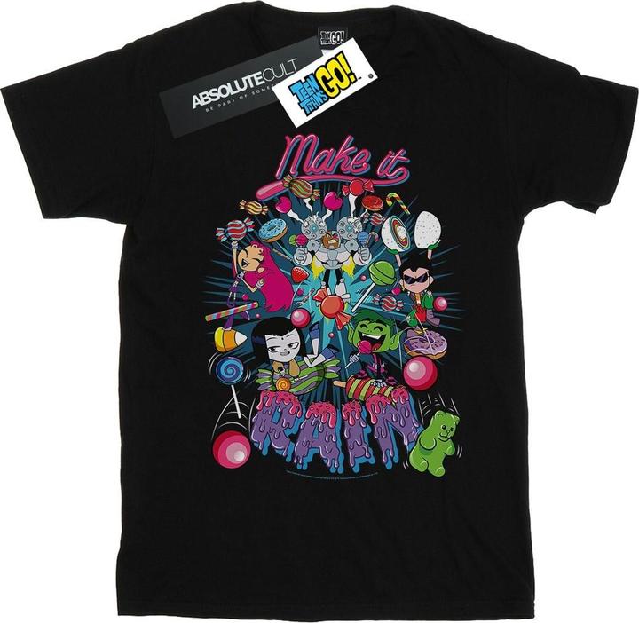 Image du produit - T-shirt TEEN TITANS GO MAKE IT RAIN - Fille (116)