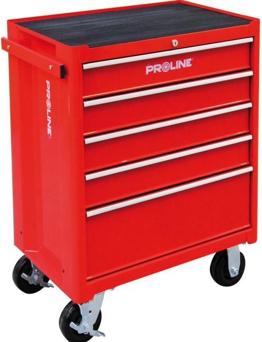 Actual product image Proline Tool trolley Pro-Line 5 drawers (33105)
