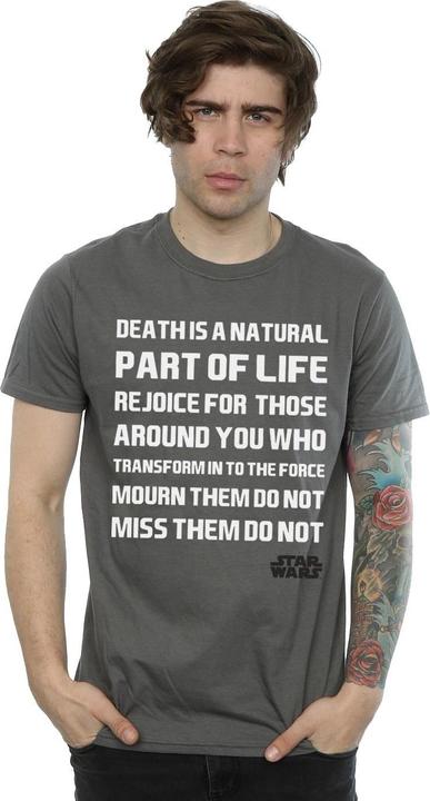 Actual product image Star Wars Mens Mourn Them Do Not T-Shirt (L)