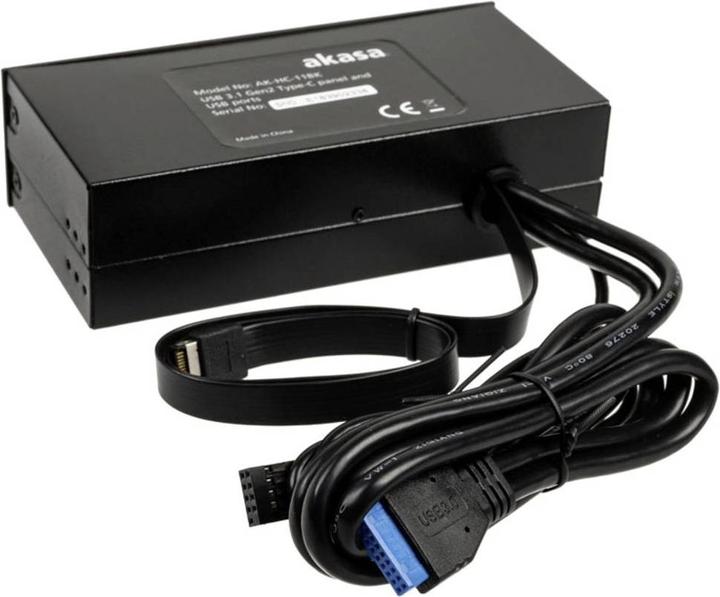 Produktbild Akasa AK-HC-11BK Universal (USB-C, USB-A, 3 Ports)