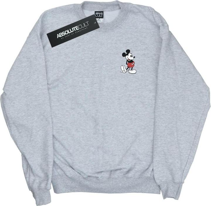 Actual product image Disney Girls Mickey Mouse Kickin Retro Chest Sweatshirt (152, 158)