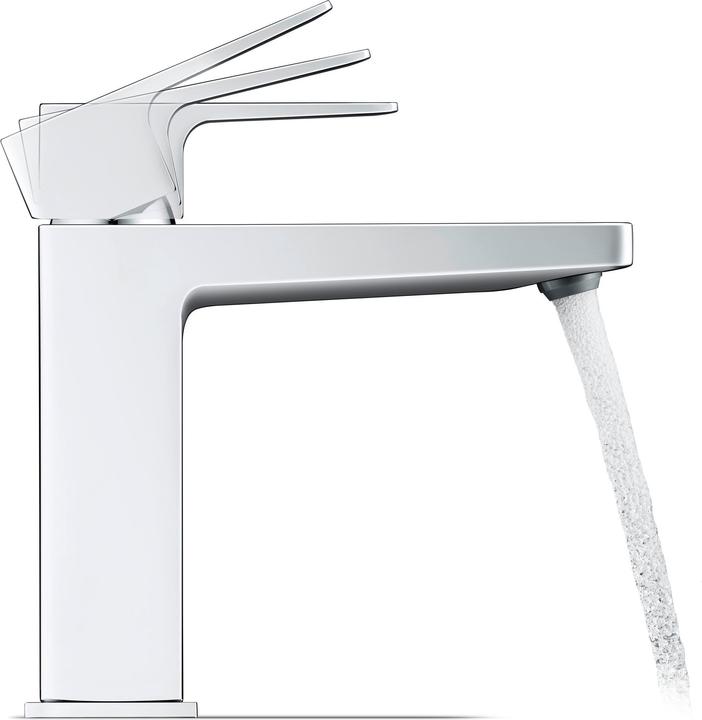 Actual product image Duravit Manhattan single lever washbasin mixer, M FreshStart, 129 mm projection, with pop-up waste