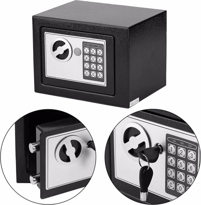 Immagine prodotto Extralink Home | Cassaforte con serratura elettronica | Cassetta blindata con codice digitale Chiave