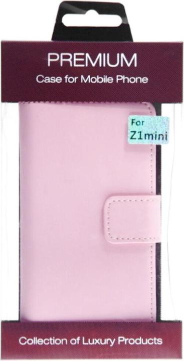 Produktbild OEM Slim Leder Book Case Sony Xperia Z1 Compact - rosa 4250710549214 (Sony Xperia Z1 Compact)