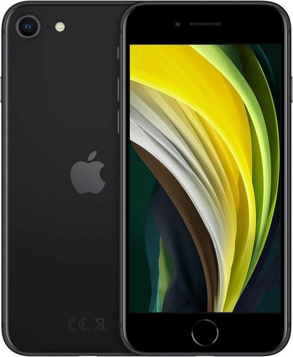 Re!commerce iPhone SE 2020 (64 GB, Black, Schwarz, 4.70", 12 Mpx, SIM + eSIM, B / Sehr gut)