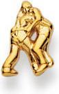 Natsumi Schmuck Ohrstecker Schwinger Gelbgold 18K/750 (750/18 K Gelbgold)