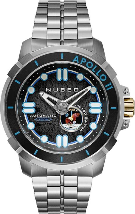Nubeo NB-6093-11 Apollo 55th (Lünette drehbar links)