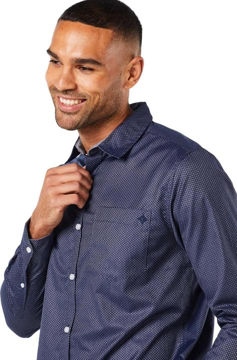 Actual product image Universal Textiles Mens Zizi Textured Long-Sleeved Shirt (S)