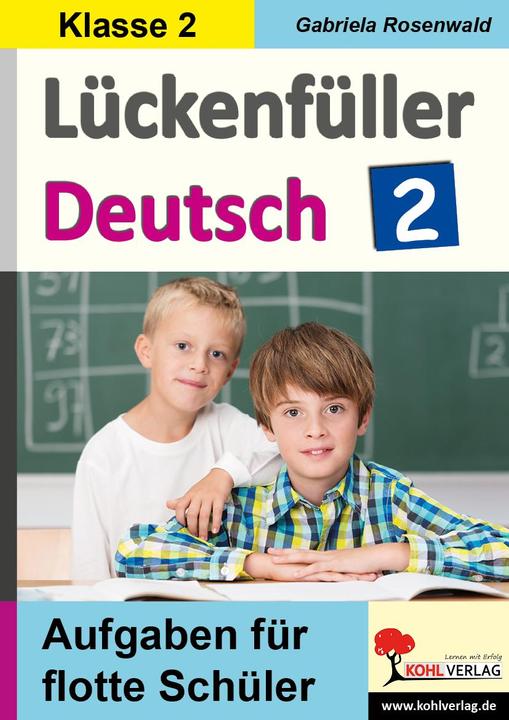 Immagine prodotto Lückenfüller Deutsch / Klasse 2 (Tedesco, Gabriela rosaio, 2020)