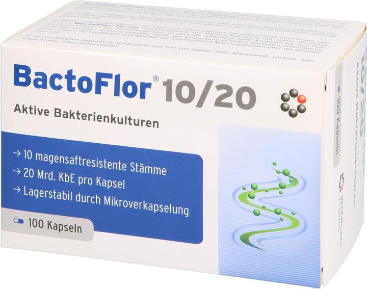 Produktbild Bactoflor 10/20 Kapsel (100 Stück, Kapseln, 119 g)