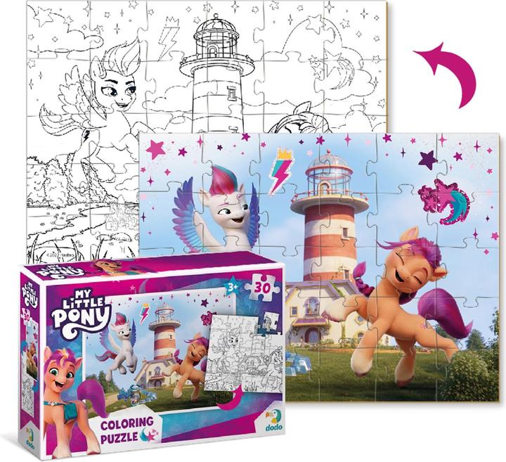 Actual product image Dodo Colouring 2in1 My Little Pony (30 pieces)