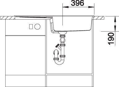 Produktbild Blanco Metra XL 6 S (Einbauspüle, 50 cm, 50 cm)
