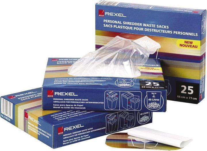 Productafbeelding Rexel PP afvalzakken voor papiervernietigers (1 x, 175 l)