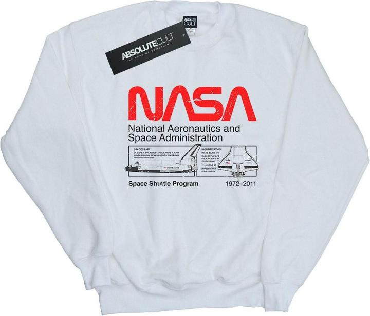 Produktbild Nasa Classic Space Shuttle Sweatshirt Mädchen (140, 146)