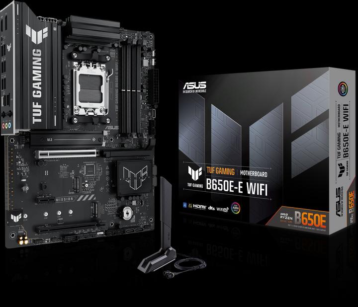 Produktbild ASUS MB TUF GAMING B650E-E WIFI (AM5, AMD B650E, ATX)