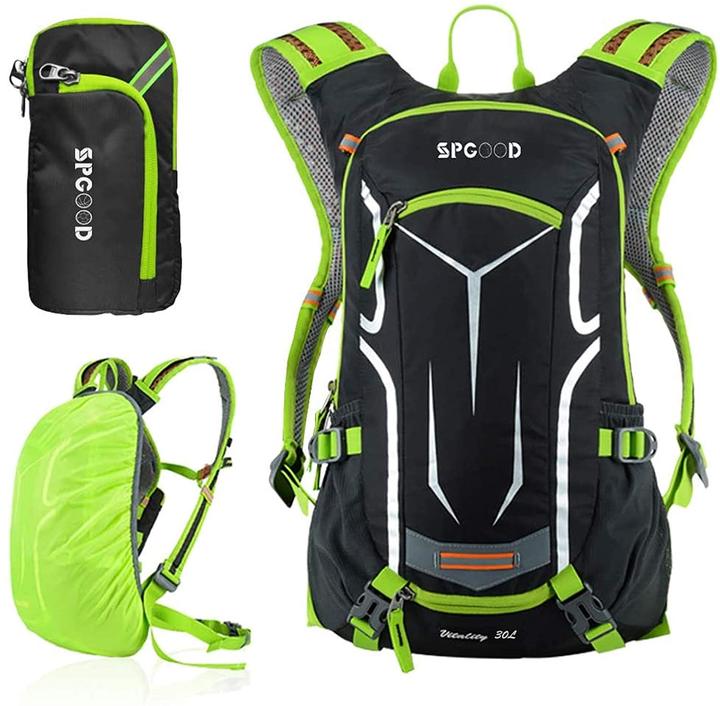 Produktbild Spgood Fahrradrucksack Grün 30L