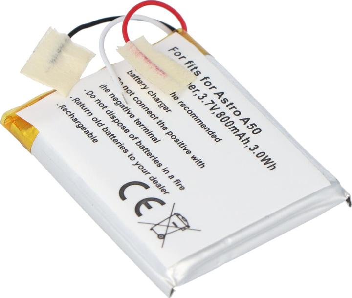 Actual product image AccuCell Astro A50 battery, SRP603443