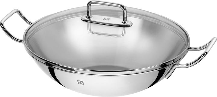 Zwilling Wok Plus (32 cm, Wok Pfanne, Edelstahl)