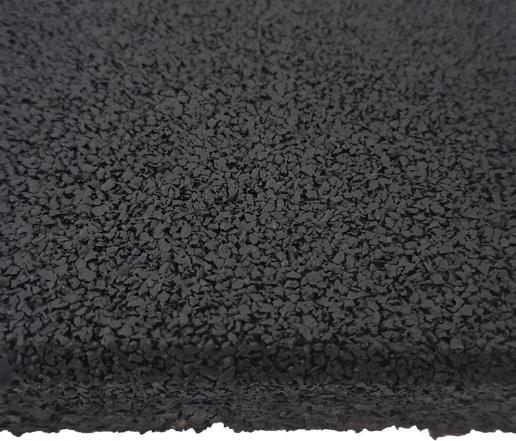 Actual product image Stockz Rubber floor "Standard Tiles Black" 100x100cm (1 cm)
