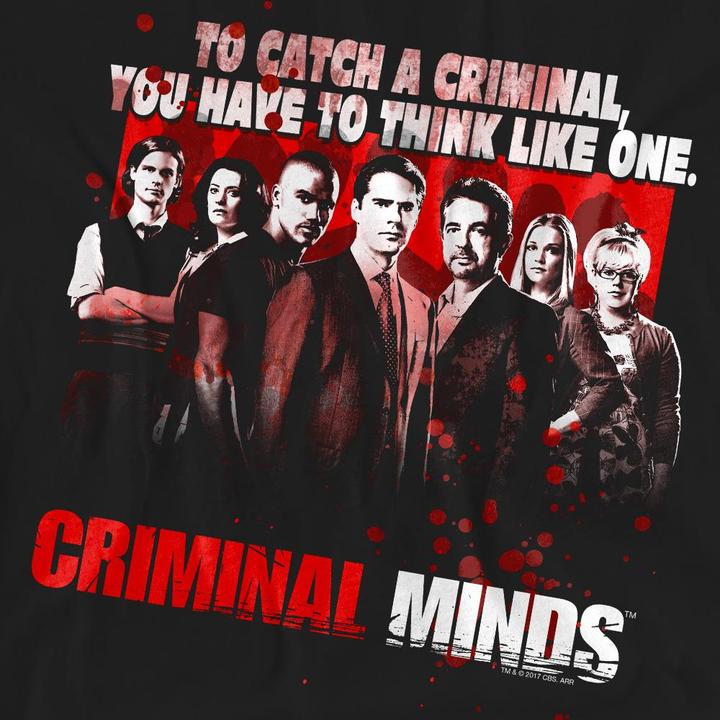 Actual product image Criminal Minds Unisex Adult Think Like One T-Shirt (S)