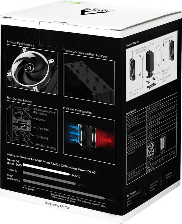 Image du produit Arctic Congélateur 34 eSports Duo (157 mm)