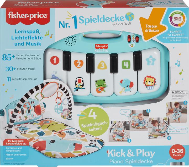 Produktbild Fisher-Price Glow and Grow Kick & Play Piano Gym