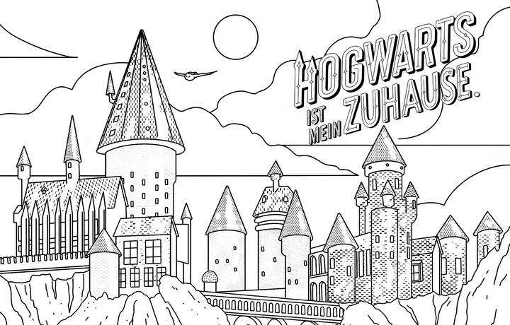 Actual product image Panini Harry Potter Magical Colouring Book