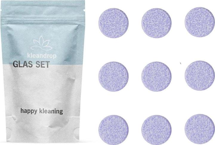Kleandrop Glasreiniger Nachfüllpackung 9 Stück