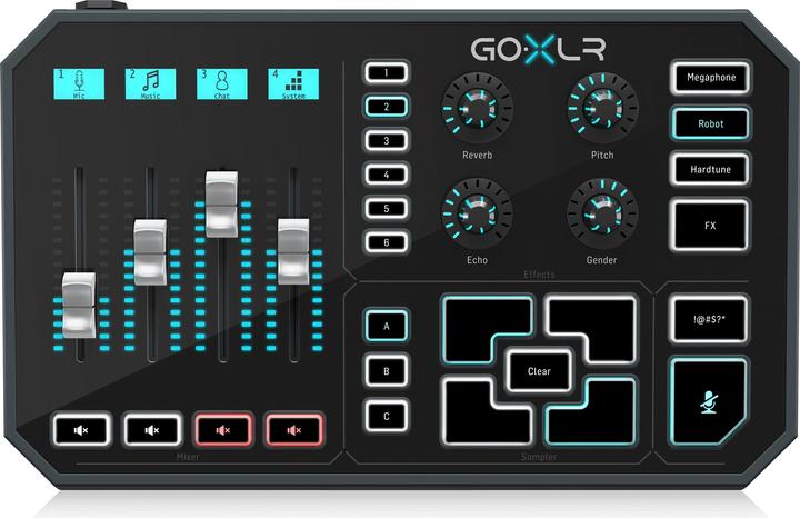 Actual product image TC Helicon GoXLR, Mixer and USB Audio Interface (Studio- and Livemixer)