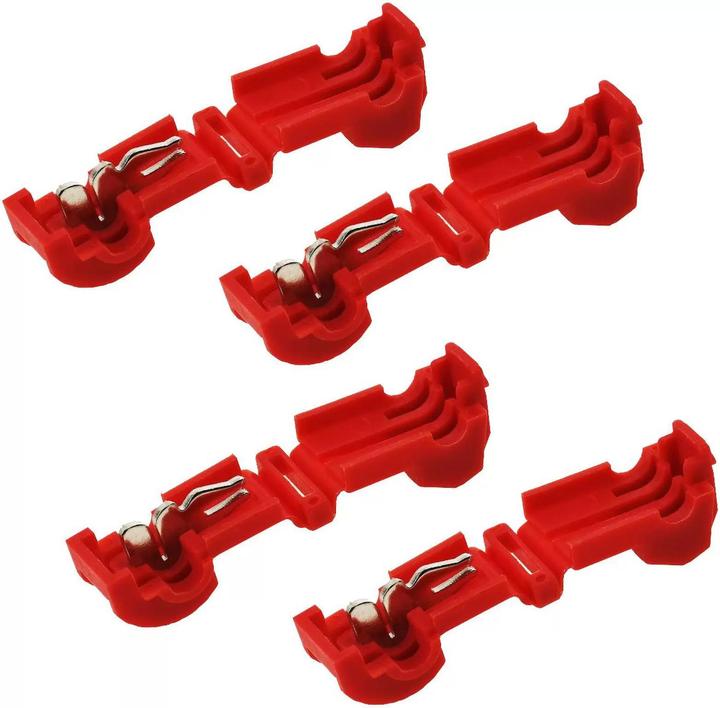 Image du produit AccuCell 4x bornes de connexion, clip pour câble (2,3mm) pour tondeuse robot, tondeuse à gazon par exemple (Tondeuse automatique, Tondeuse à gazon, Installation du robot de tonte)