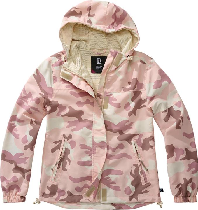 Produktbild Brandit Damen Sommer Frontzip Windjacke Grösse S Farbe Candy/Tarnmuster (S)
