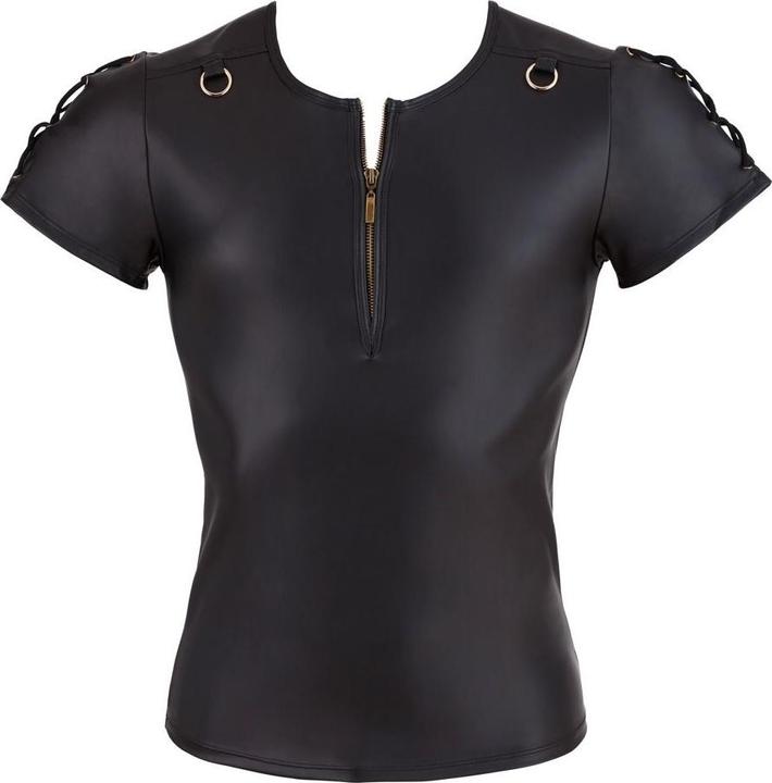 Actual product image Nek Mattlook shirt with zip and lacing (L)