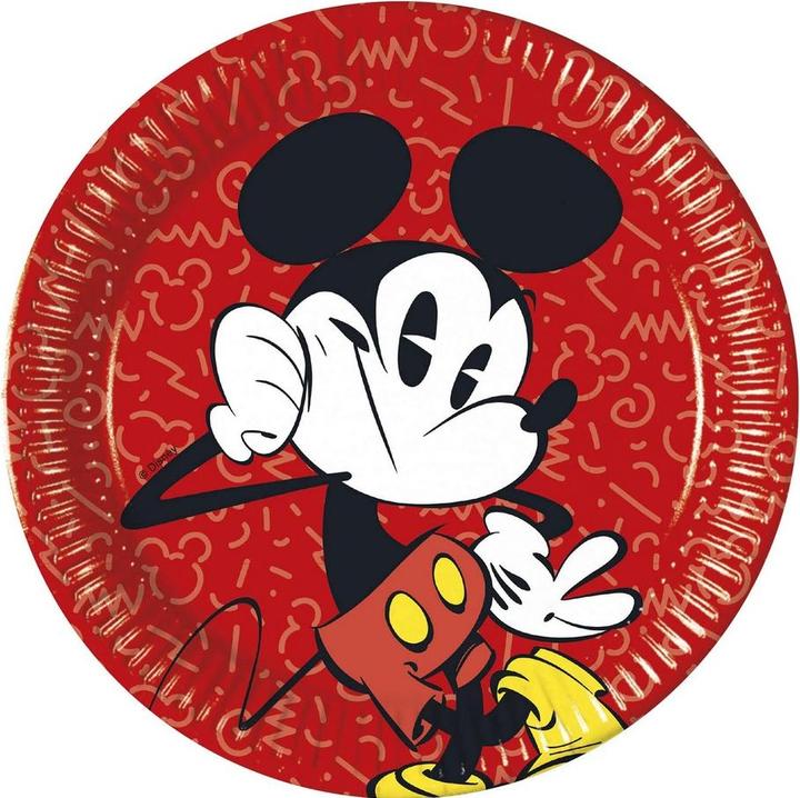 Immagine prodotto Disney Piatto di carta per feste di Topolino (confezione da 8) (8 x)