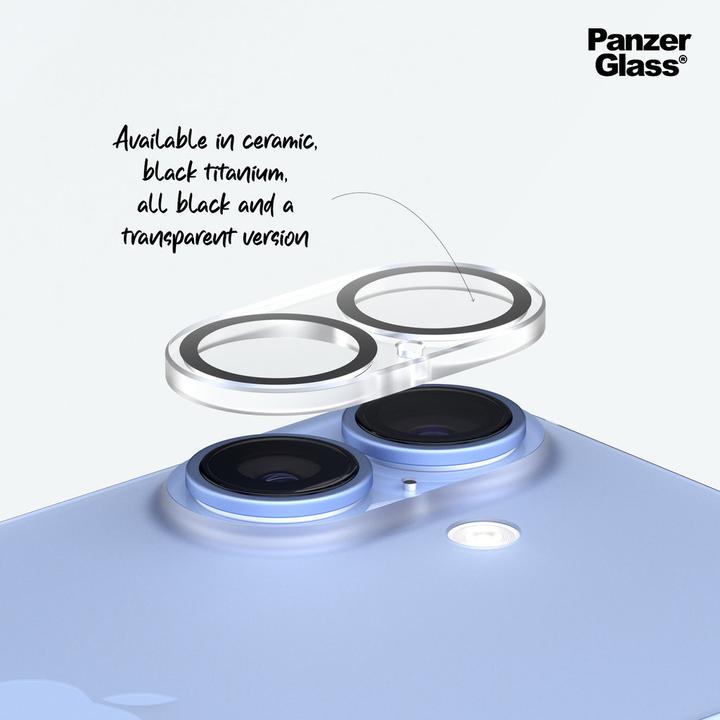 Immagine prodotto PanzerGlass Hoops Protezione trasparente per iPhone '24 6.1"/ 6.7" (1 Pezzo/i, Apple iPhone 16 Plus)
