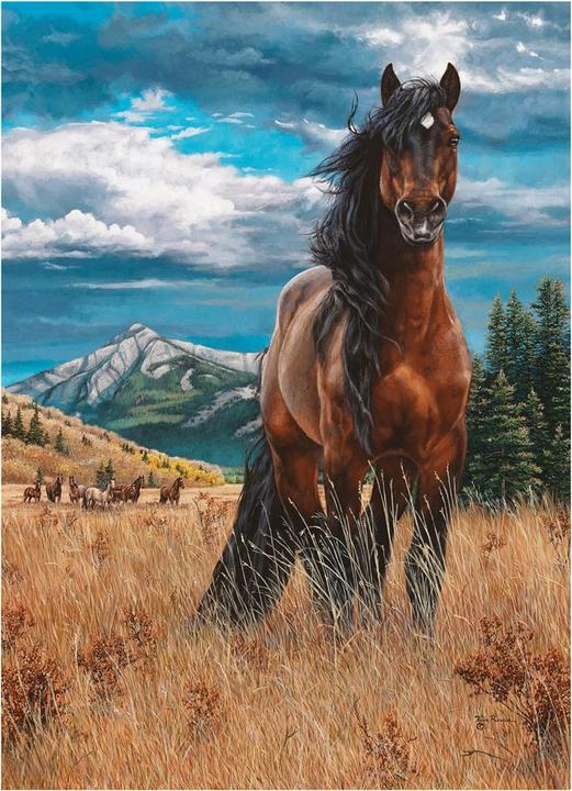 Image du produit Cobble Hill Cheval sauvage en liberté 1000 pièces (1000 pièces)