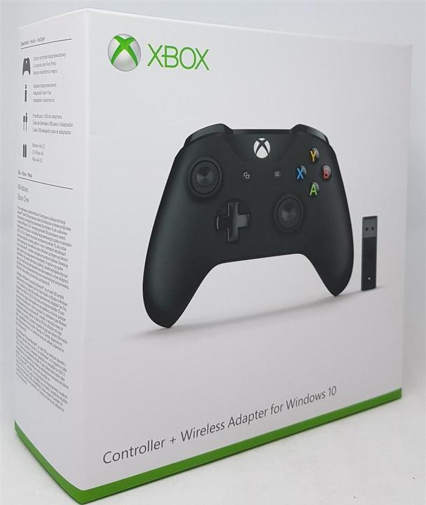 Image du produit Microsoft Contrôleur Xbox + adaptateur sans fil (PC, Xbox One X, Xbox Series X, Xbox One S, Xbox Series S)