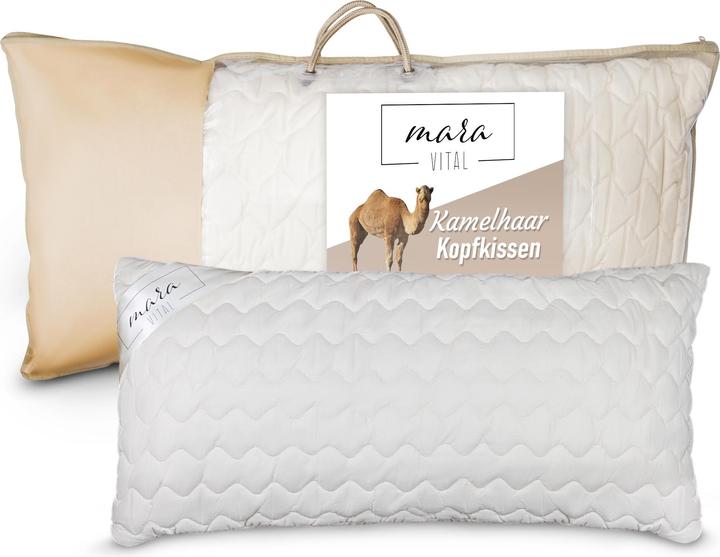 Immagine prodotto Mara Vital Cuscino di pelo di cammello (80 x 80 cm)